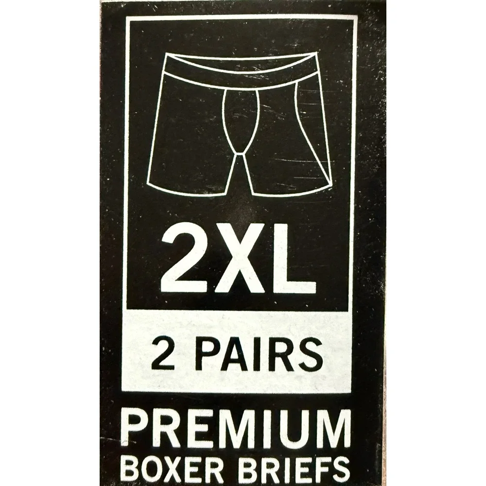 Dixxon Flannel‎ Co. Men's Size 2XL Boxer Brief 2 Pack Green Black And Red
